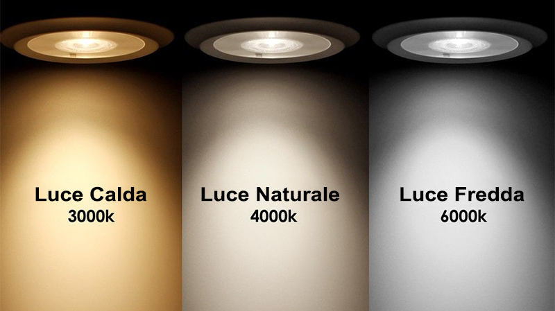 Che differenze ci sono tra luce calda, luce naturale e luce fredda nell’illuminazione a led?