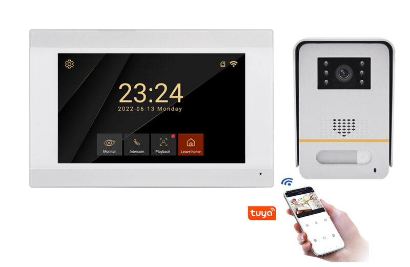 Kit Videocitofono 2 fili con App “Tuya Smart”
